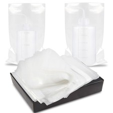 200Pcs Tattoo Bottle Bags Disposable Tattoo Wash Bottle Bags Covers Sleeves Sque