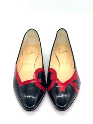 Christian Louboutin LOVE 2018 Patent Leather Ballerina Ballet Flat Shoes $795