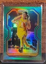 2021 Panini Prizm WNBA #56 Kristi Toliver Green Prizm Parallel LA Sparks