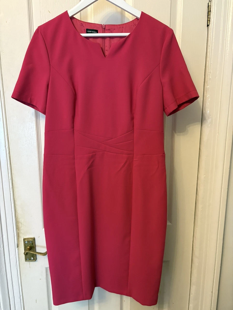 gerry weber retro print dress pink Gerry Weber Pink Print Dress