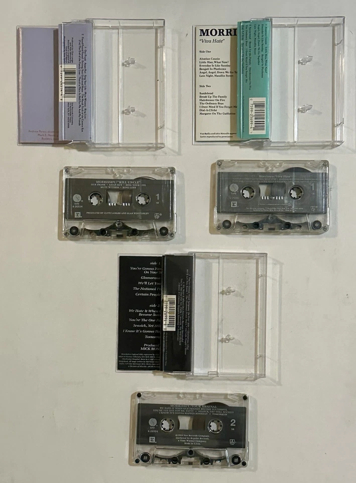 Morrissey Cassette Tape Lot (3 Tapes) Viva Hate / Kill Uncle / Your Arsenal - Image 3 of 3