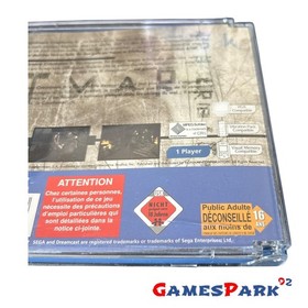 Nightmare Creatures II 2 Sega dreamcast game used for Italian pal complete