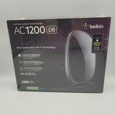 Brand New Factory Sealed Belkin AC1200 DB Wi-Fi Dual-Band Gigabit Router F9K1113