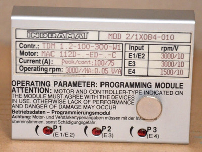 Indramat MOD 2/1x084-010 Programmiermodul