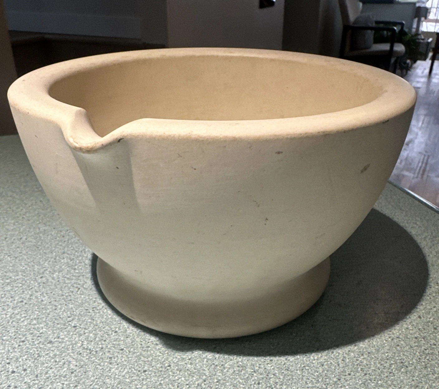 Antique Wedgewood Mortar Bowl Best Composition Large 7.5" Apothecary No Pestle