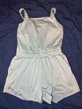Girls Abercrombie Kids Olive Green Stretch Romper Great Condition