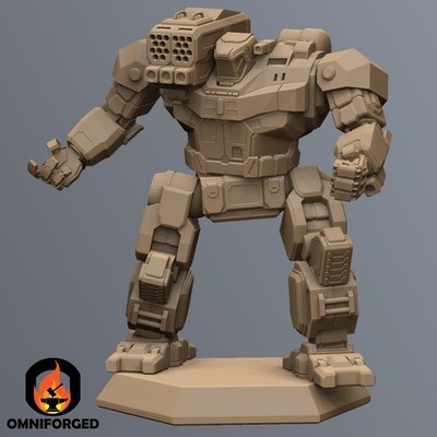 Hunchback HBK-4J Proxy Mech Miniature Mini works with Battletech or Mechwarrior