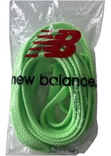 New Balance Sneaker Shoelaces Green For Mens Sz 9-12 42 Long Limited 1 Pair