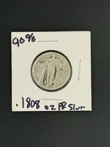 1929 Standing Liberty Quarter 90% Silver 25 cent American COIN
