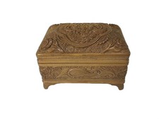 Vintage Wooden Fine Carving Craftsmanship Music Box