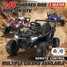2 Seater Kids Electric Car 24V Battery Power RIde on Toy 4 Wheel Truck w/Remote