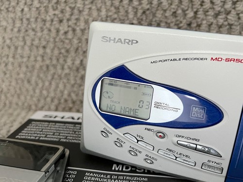 Sharp MD-SR50 Mini Disc Player/Recorder Walkman. SHARP - Picture 4 of 17