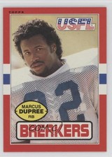 1985 Topps USFL Marcus Dupree #105 0jk3