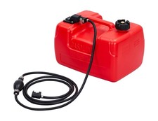 Portable Boat Fuel Gas Tank, 3 Gallon/12L Outboard Marine Boat Tank with Tran...