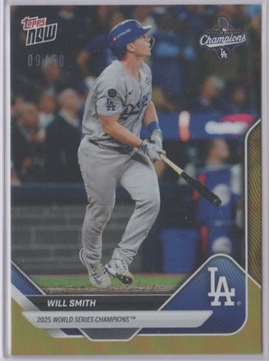 2025 Topps NOW World Series - Will Smith - #WS-6 SSP GOLD (9/50)