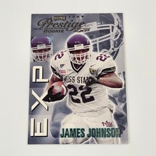 James Johnson RC Miss State 1999 Prestige EX Rookie Playoff #EX10