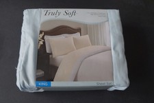 Truly Soft Pale Blue King Sheet Set with Deep Pockets