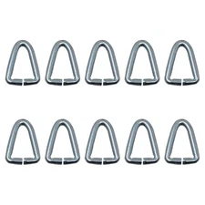 Pack of 10 D Ring Flail Mower Blade to Hanger Link Fits Ford 907 917 222157