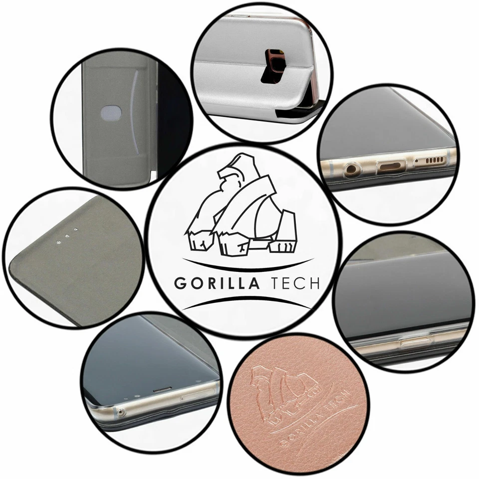 Leather Wallet Flip Card Slot Kickstand Case For iPhone 15 ,Samsung,Huawei,Nokia - image 4 of 4