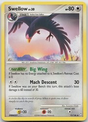 Swellow 73/146 Legends Awakened Uncommon