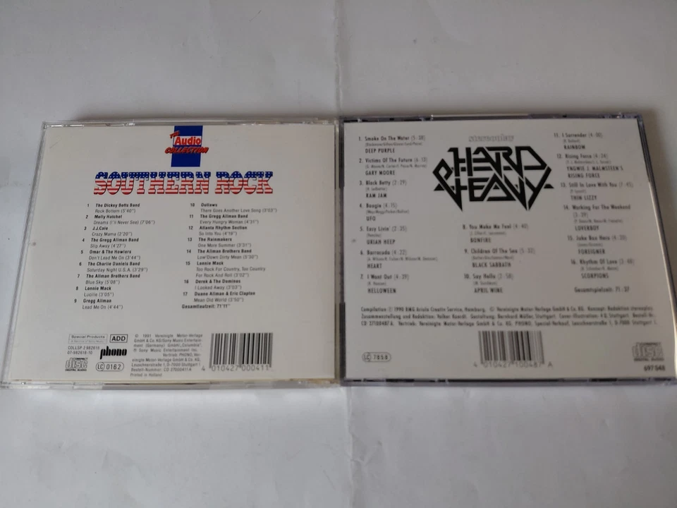 2 X CD AUDIO / STEREOPLAY Southern Rock + Hard & Heavy Paket,1990/91,ungespielt! - Bild 2 von 4