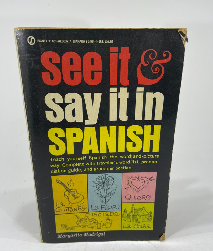 See It and Say It in Spanish: Teach Yourself Spanish, Words and Pictures, 1961