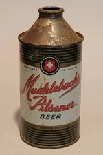 MUEHLEBACH PILSENER CONE TOP BEER CAN KANSAS CITY, MO