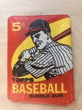 1959 TOPPS BASEBALL WRAPPER AND GUM IF YOU WANT TO CHEW 67 YEAR OLD GUM 