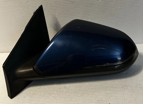 2018 2019 Hyundai Sonata Driver Blind Spot 8 Wire Blue Signal Mirror OEM 1651