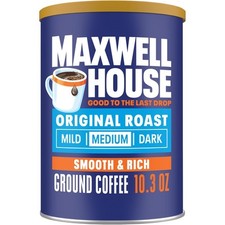 Maxwell House Original Roast Ground Coffee, 10.3 oz Ounce Pack of 1