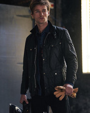 Sage ~ Barbour Tourer DUKE Waxed Motorcycle J...