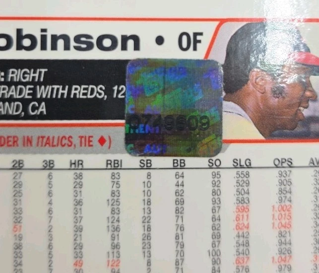 2004 FRANK ROBINSON TOPPS RETIRED SIGNATURE EDITION - AUTOGRAPH #TA-FR -ORIOLES - Image 3 of 4