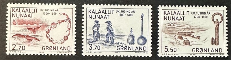 GREENLAND   153 - 155   Beautiful    Mint    NEVER  Hinged   Set