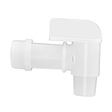 Plastic Faucet Spigot Drum Faucet, White Flow 3/4" Faucet for 5, 6 1 Pack