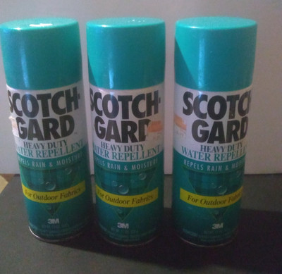Vintage Scotch Gard Old Formula Water Repellent  by 3m Lot of 3 new