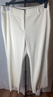Woman's Cream dress  pants lightweight by tapemeasure size 14