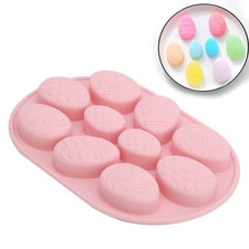 _Multi Functional Easter Egg Shaped Cake Mold Silicone Chocolate DIY Baking Mold