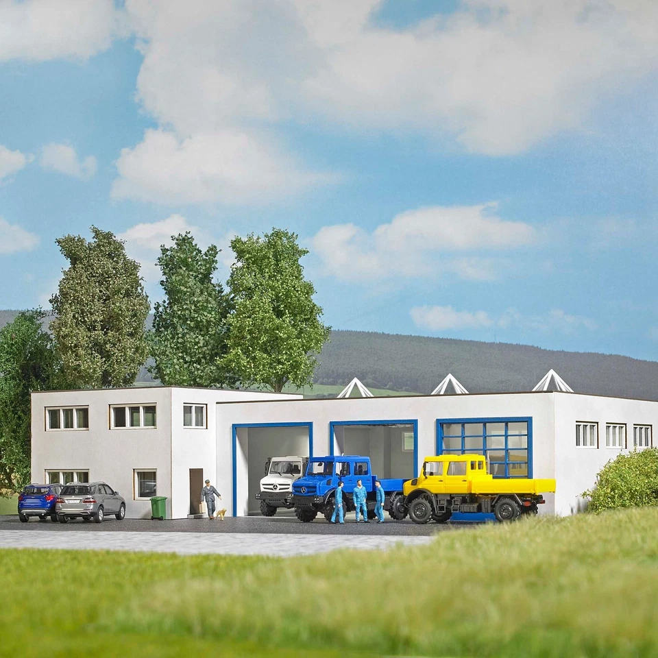 Busch H0 1966 Fahrzeughalle