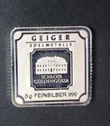 Geiger Edelmetalle Original 5 Gram Silver Square - Raw