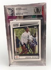 Jaquan Brisker signed Chicago Bears 2022 Score#365 RC Card Beckett 00019287429