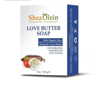 Shea Olein Organic 5 oz Love Butter Soap with Shea Butter, Mango Butter & Coc...