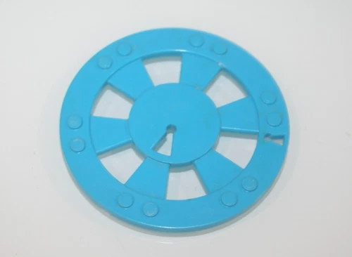 TMNT Teenage Mutant Ninja Turtle Vintage Sewer Lair Playset BLUE MANHOLE COVER