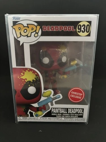 Funko Pop! Marvel - Paintball Deadpool #930-Game Stop Exclusive