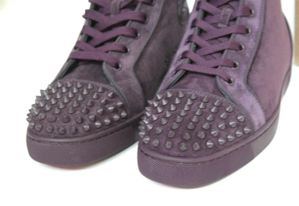 尺寸 9 / 42 Christian Louboutin LOU SPIKES ORLATO Louis 男式高帮运动鞋 — 第 4/4 张图片