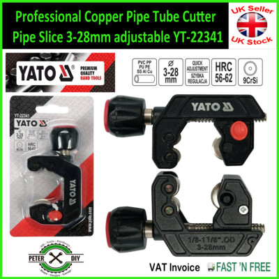 Professional Copper Pipe Tube Cutter Pipe Slice 3-28mm adjustable