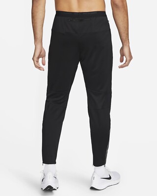 nike running trail phenom elite woven joggers in black