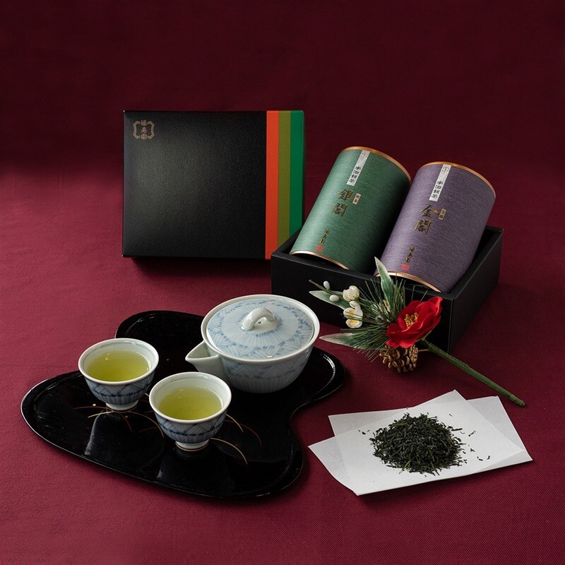Kyoto Uji Fukujuen Japonés Té Verde Surtido 50N Gyokuro Caja de Regalo Japón