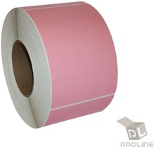 Pink 4 Rolls 4x6 Direct Thermal Labels For Zebra 2844 ZP450 ZP500 ZP505 250/PR