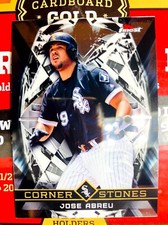 2018 TOPPS FINEST CORNER STONES INSERT JOSE ABREU #FC-JA WHITE SOX v743
