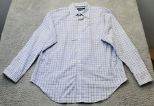 Lauren Ralph Lauren Dress Shirt Men's 16.5 Multi Plaid Stretch Classic Non Iron